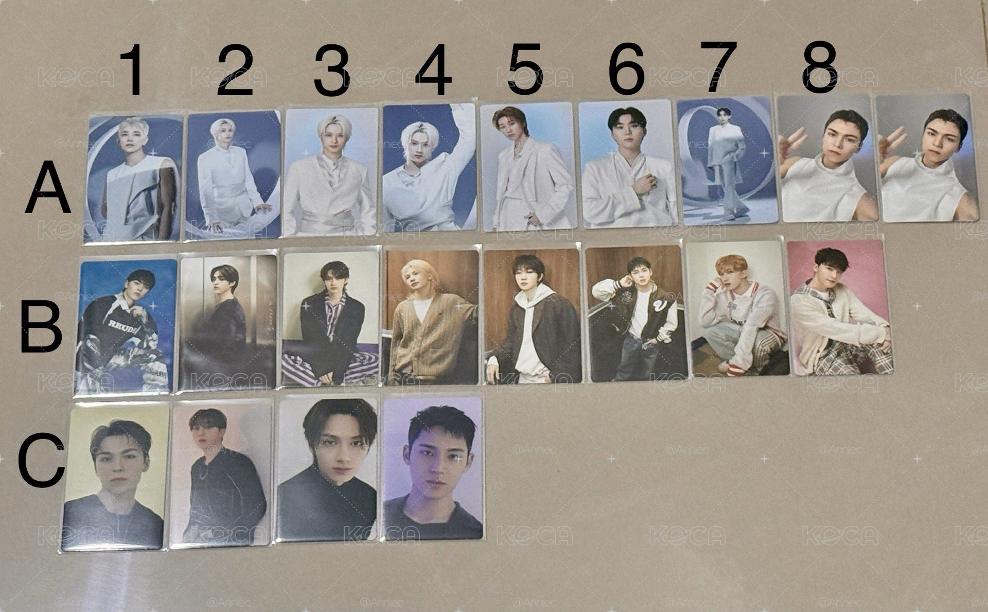🩵Seventeen各種卡包卡 均一價$20