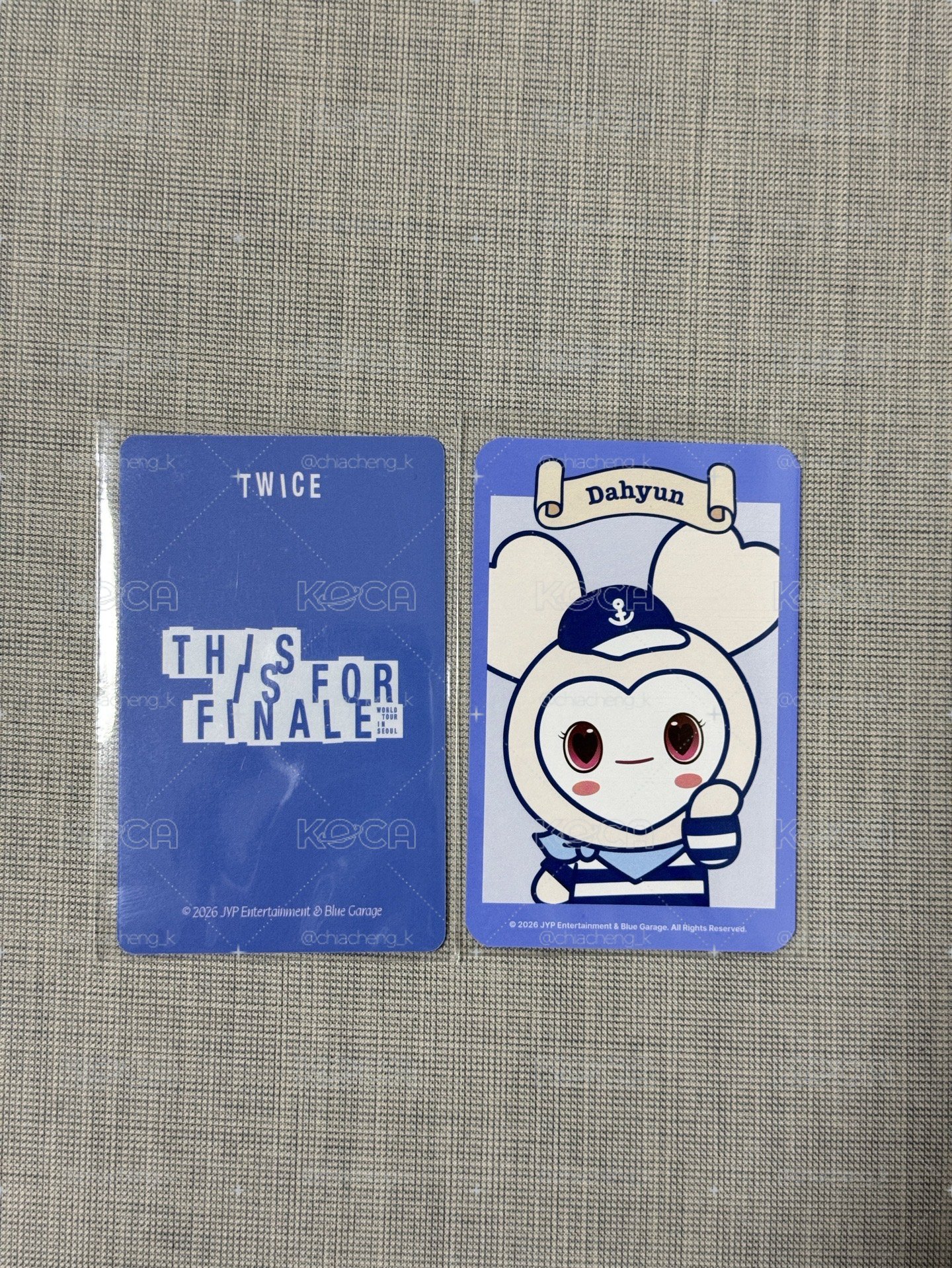 ［現貨］TWICE六巡韓安快閃多賢任務卡及滿額卡1組