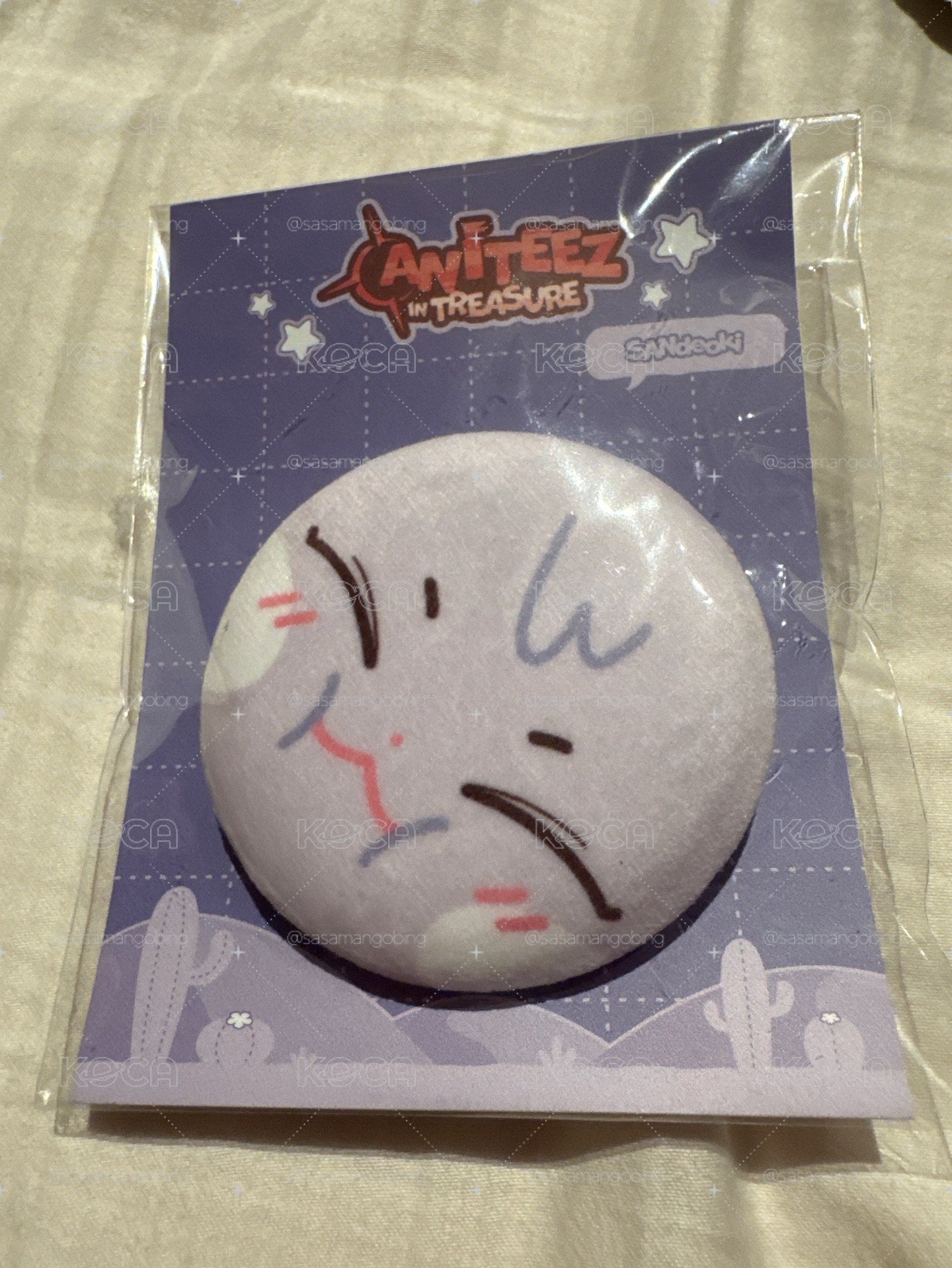 ANITEEZ IN TREASURE 日本軟徽章 無小卡