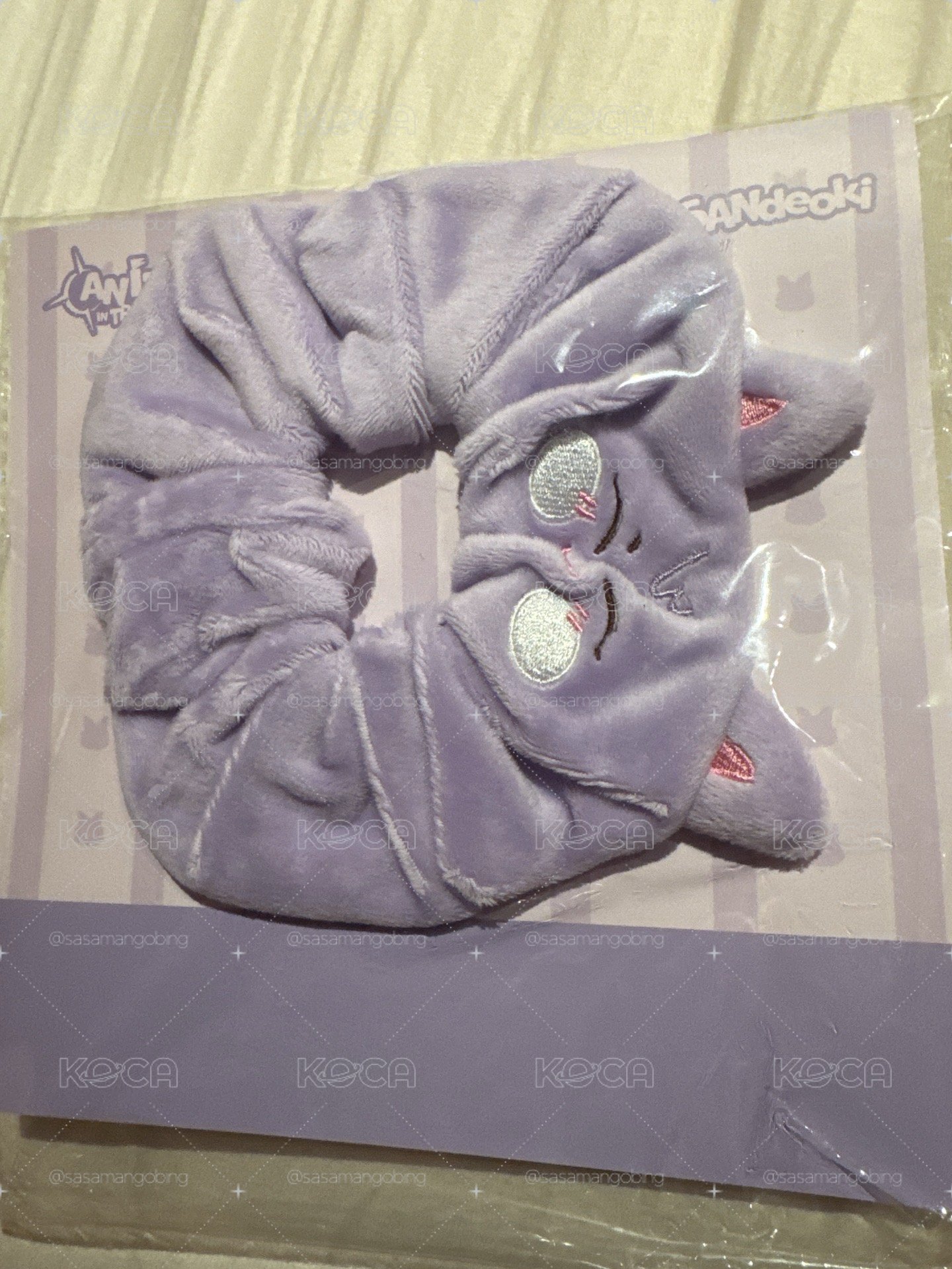 ANITEEZ IN TREASURE 髮飾 PLUSH SCRUNCHIE
