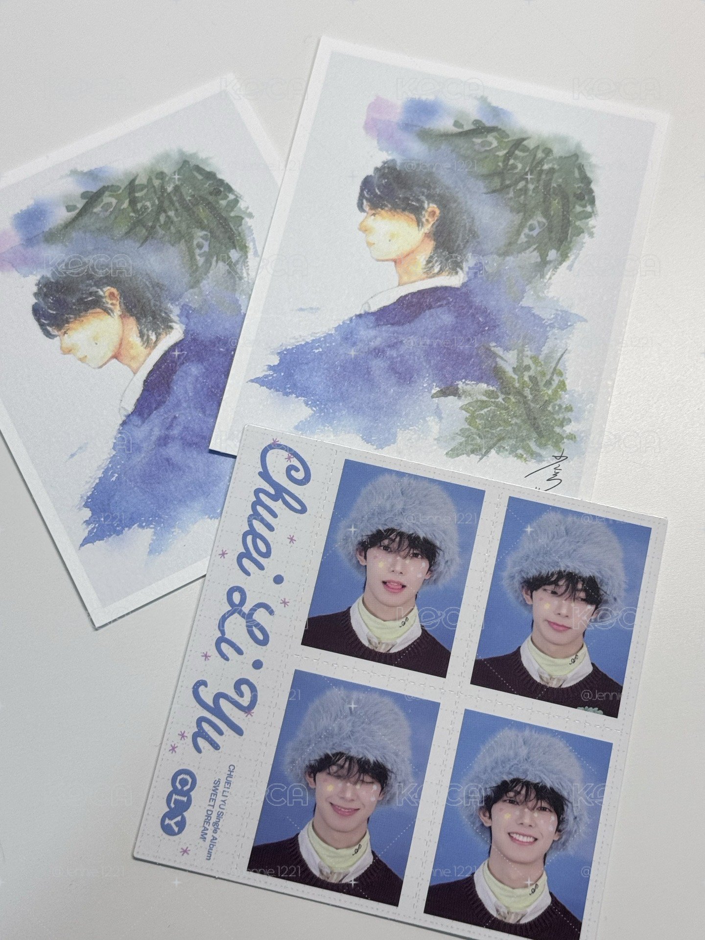 sweet dream證件照+明信片