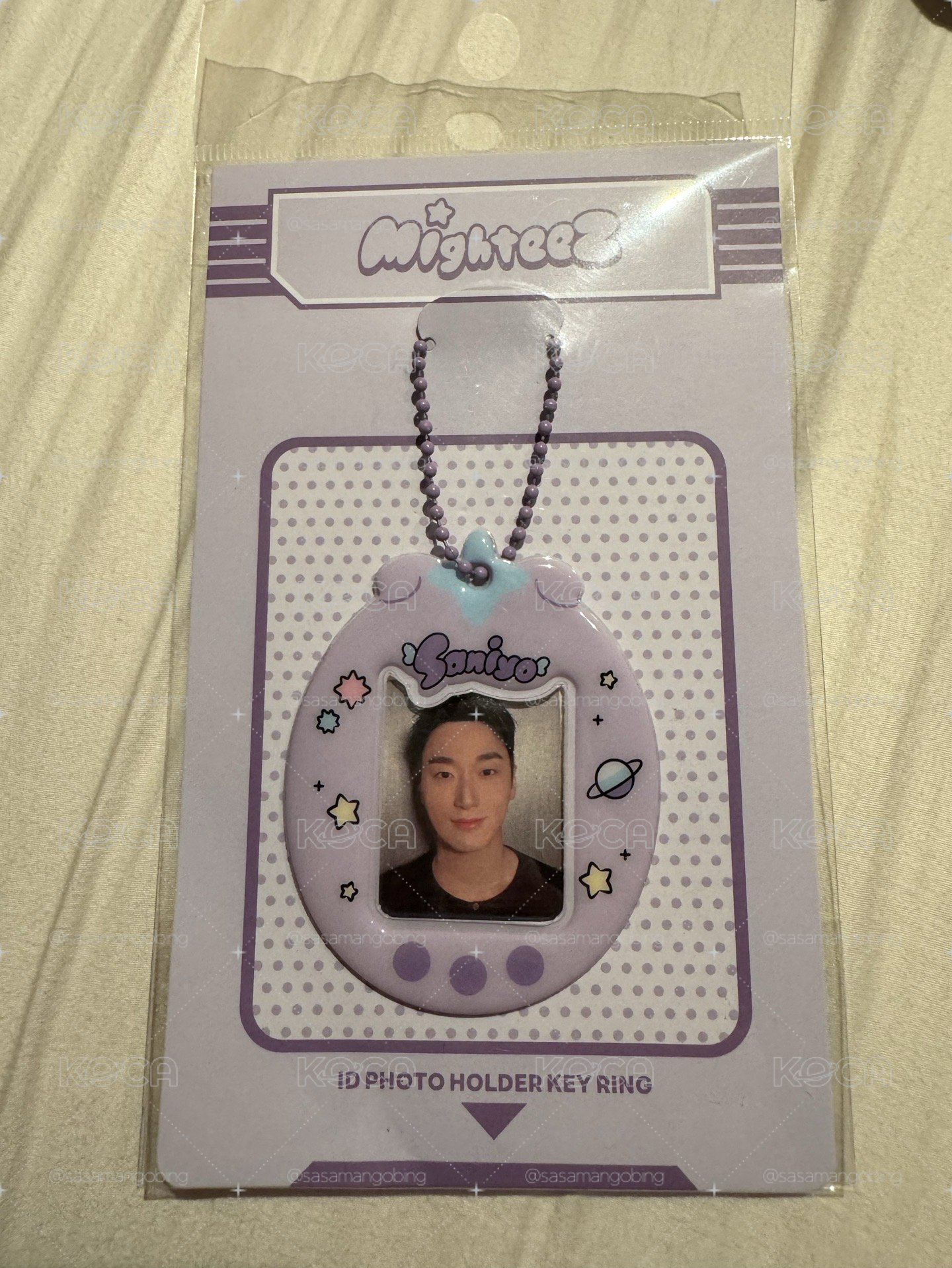 MIGHTEEZ 鑰匙圈吊飾 ID PHOTO CARD HOLDER KEYRING