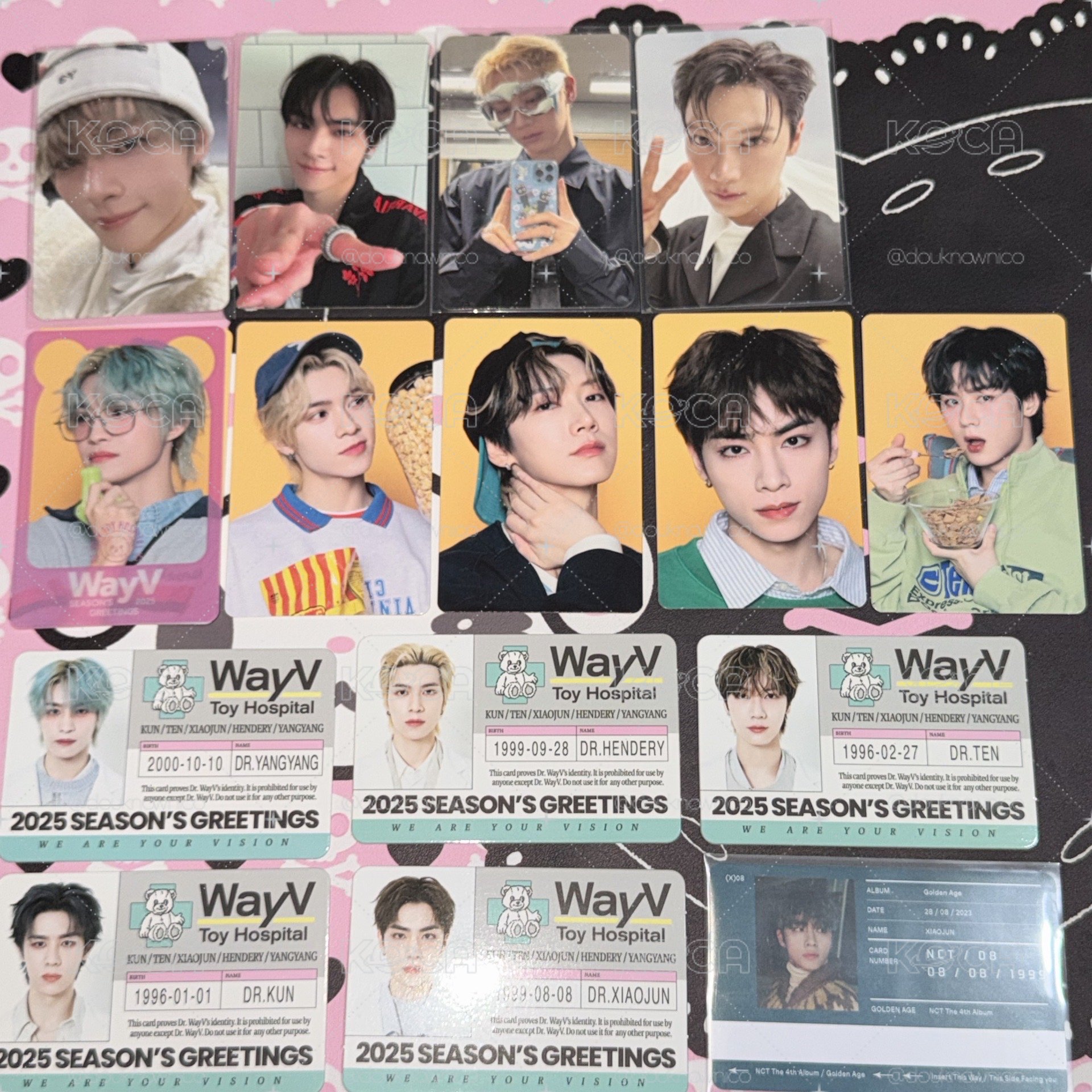 Wayv 年曆卡 專卡 全圖售