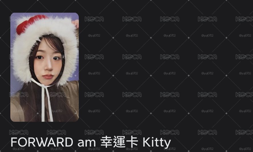 FORWARD am 幸運卡 Kitty