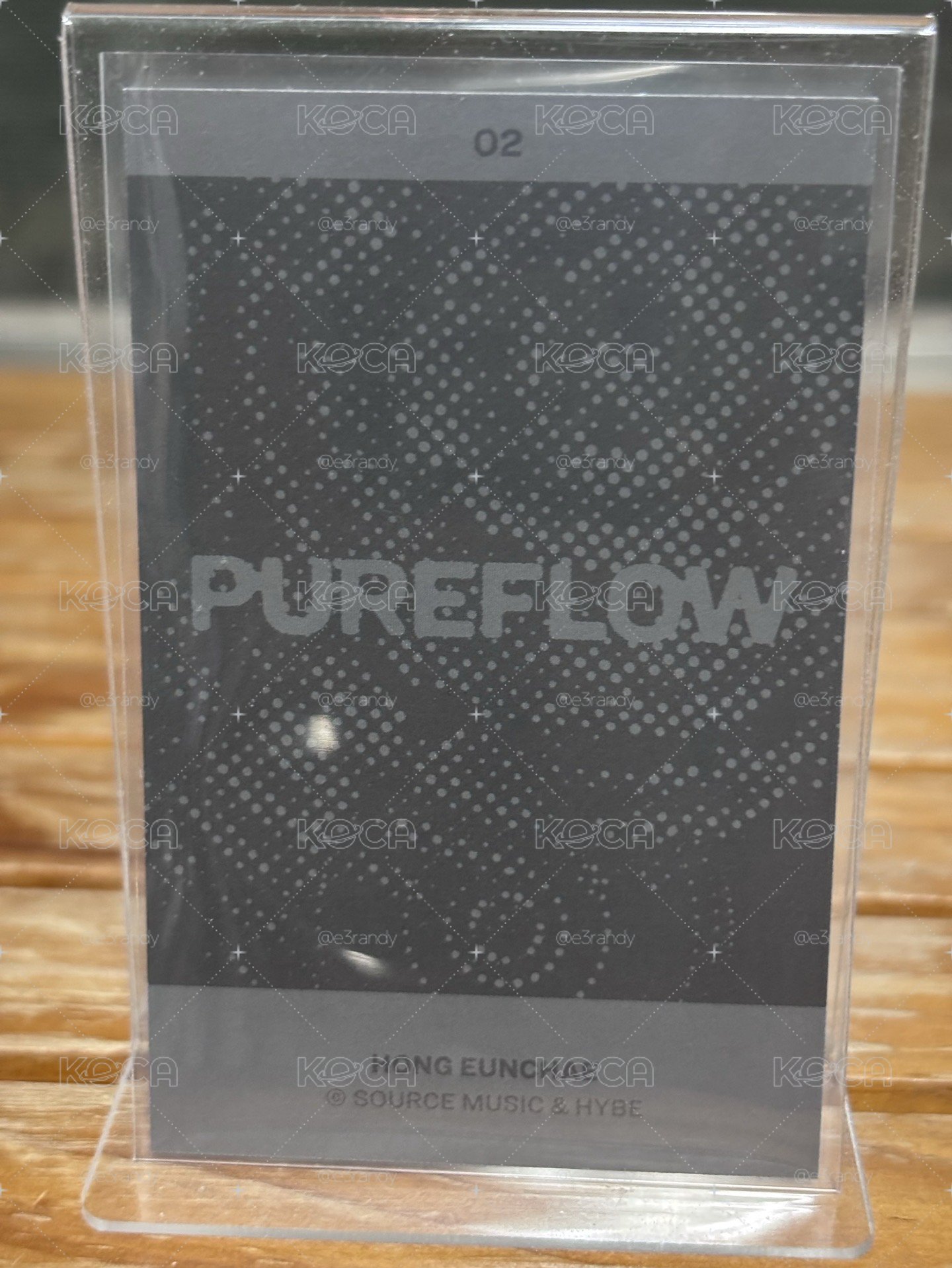 洪恩採 EUNCHAE PUREFLOW 隨機卡包 拍立得 02