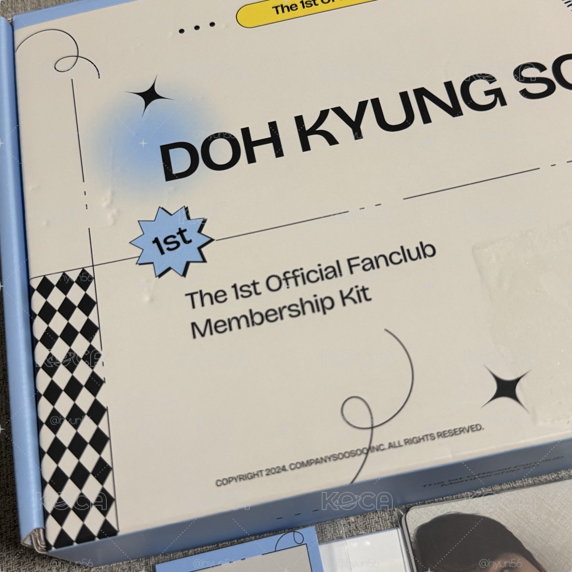 都敬秀 D.O. 一期會員禮 會員禮小卡