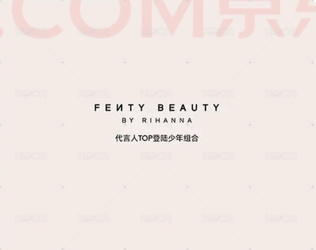 Fenty Beauty 明信片  背面