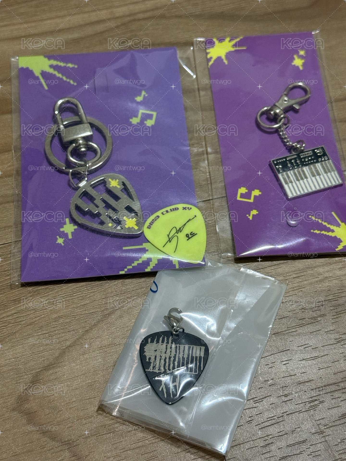 ODE 撥片吊飾+樂器鑰匙圈（整圖）