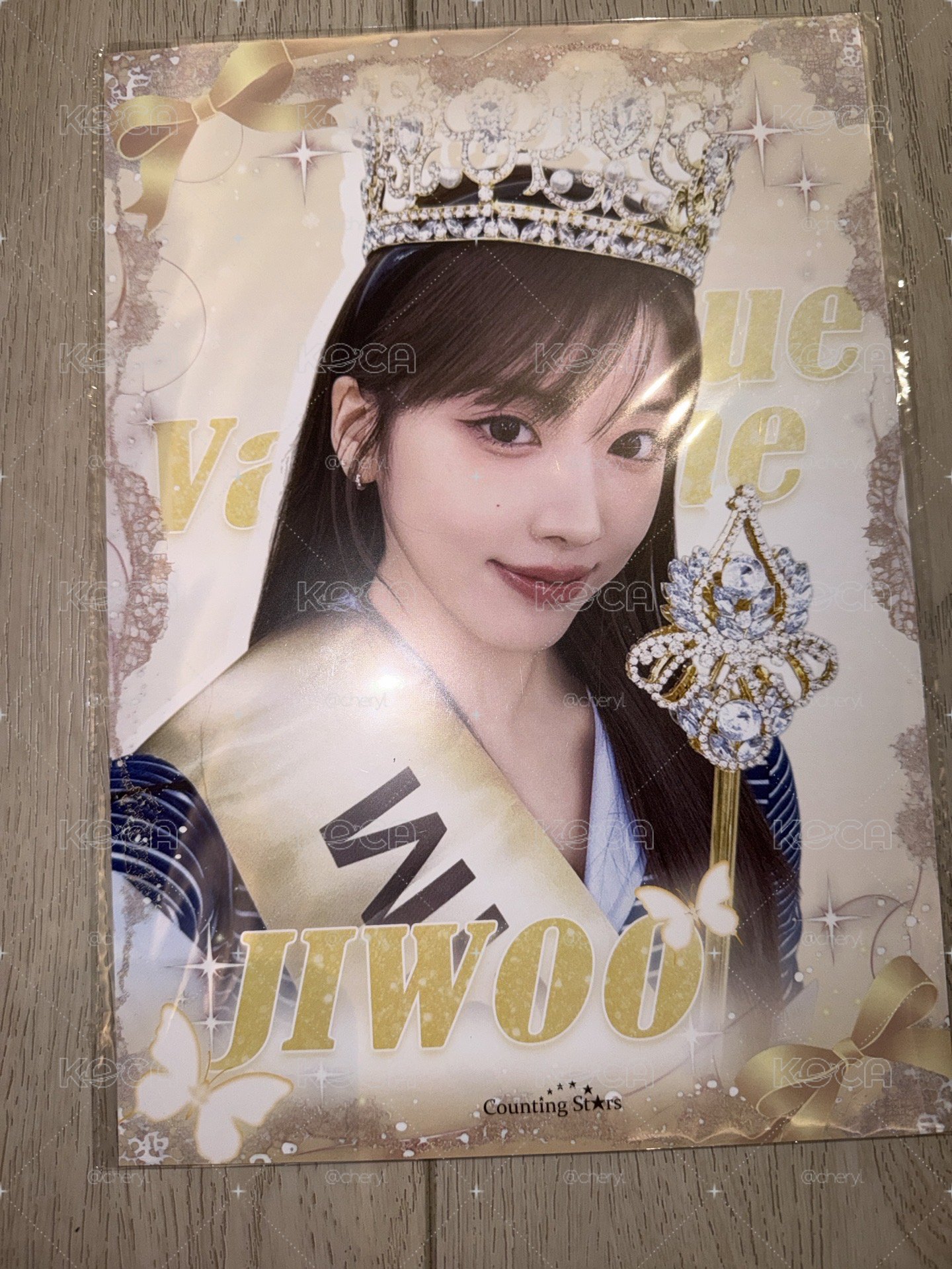 jiwoo 韓國小姐海報