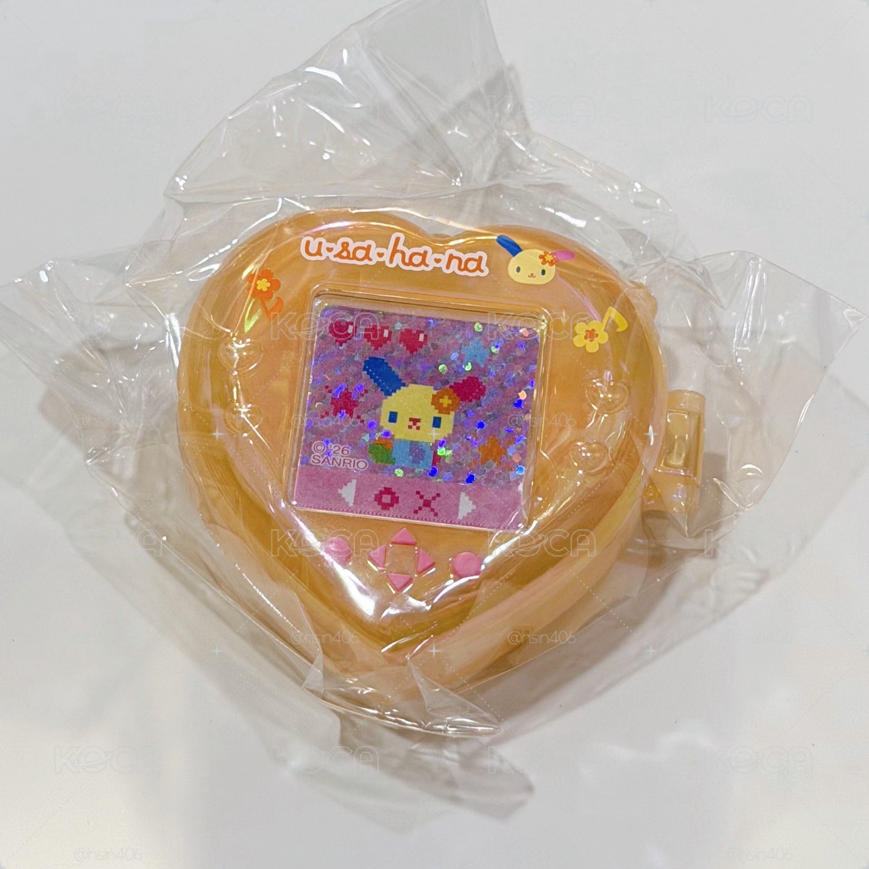 鑰匙圈吊飾 花小兔