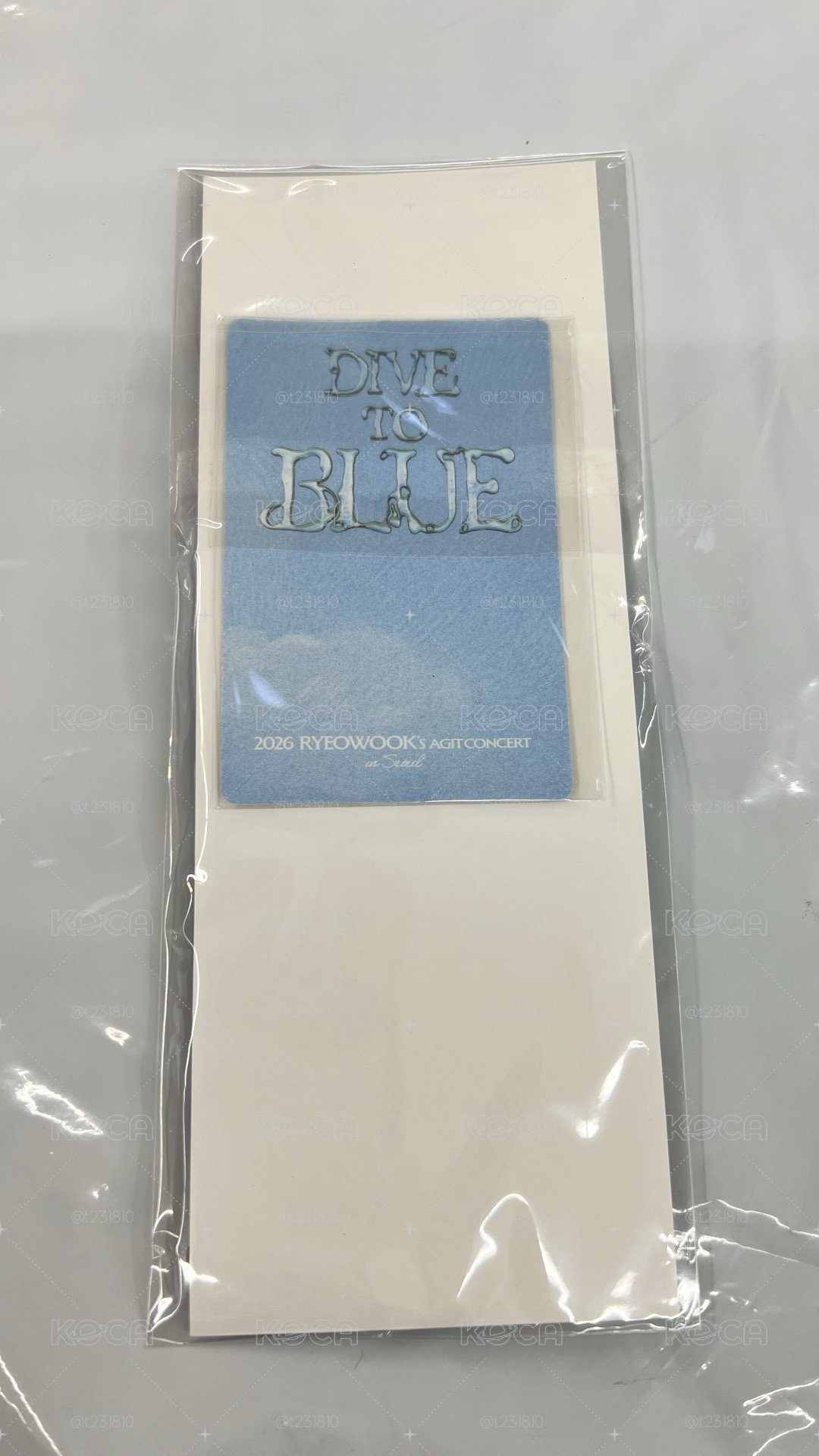 旭首爾場入場禮+入場小卡