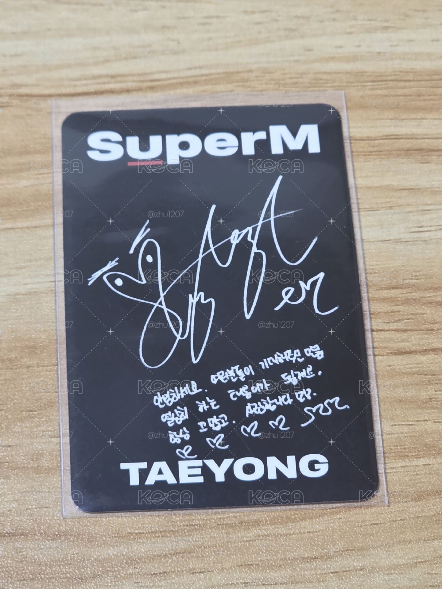 泰容 NCT 127 Punch 、Super M Super M 美國版 專輯卡
