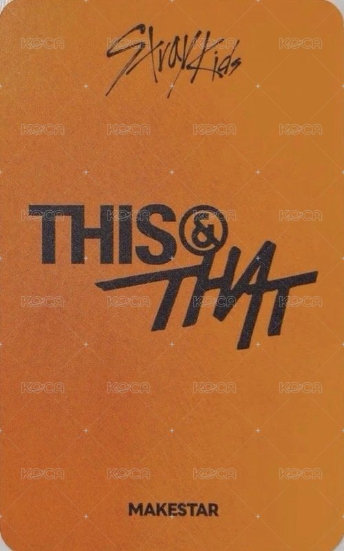 THIS & THAT ms 特典卡  背面