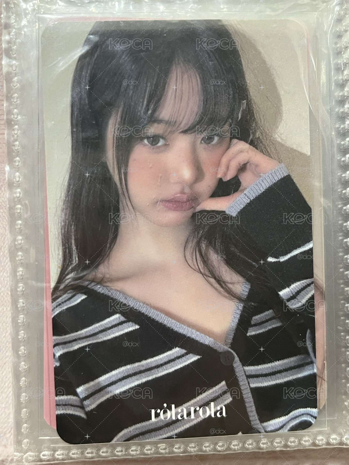 IVE 張員瑛 Wonyoung rolarola 代言卡 4.0 臉頰比心員