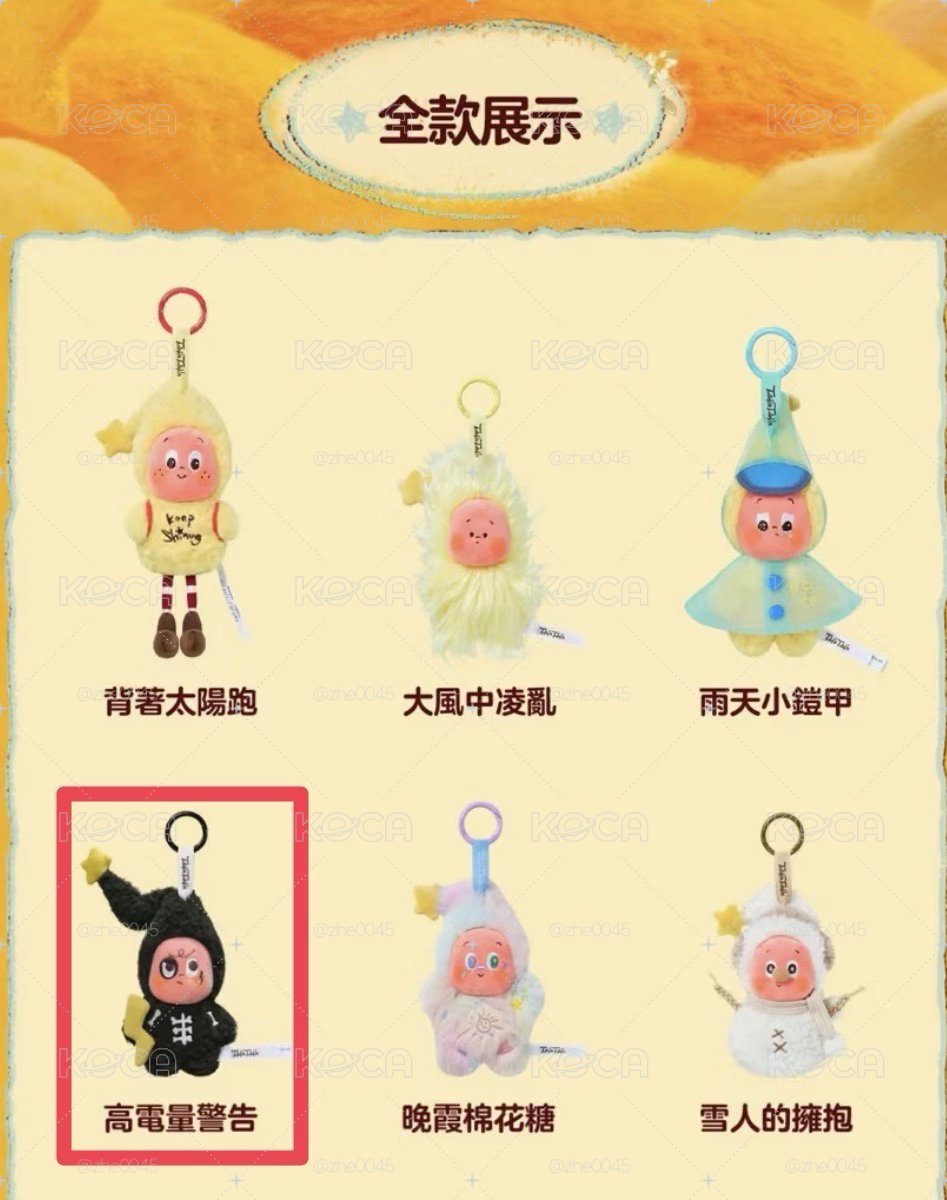 POP MART 泡泡瑪特星星人好夢氣象局系列 毛絨掛件盲盒-高電量警告⚡️