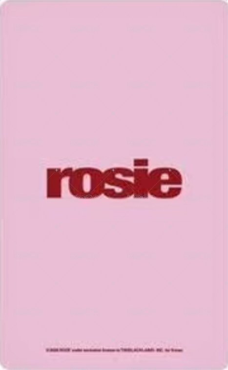 rosie 滿額卡 澀谷快閃 背面
