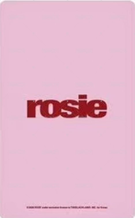rosie 滿額卡 澀谷快閃 背面