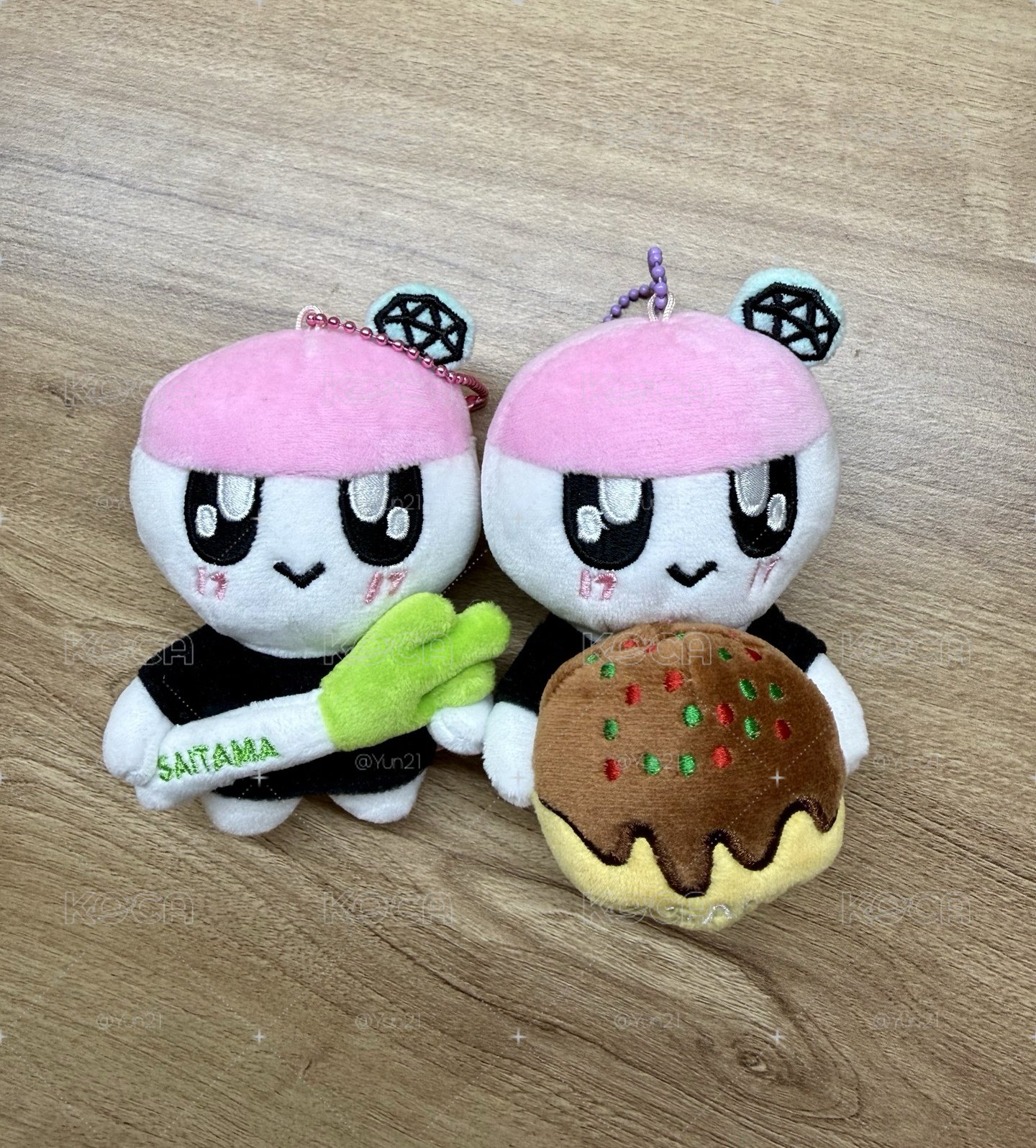 fm  HOLIDAY 鑰匙圈吊飾 章魚燒蹦蹦 埼玉蔥蹦蹦