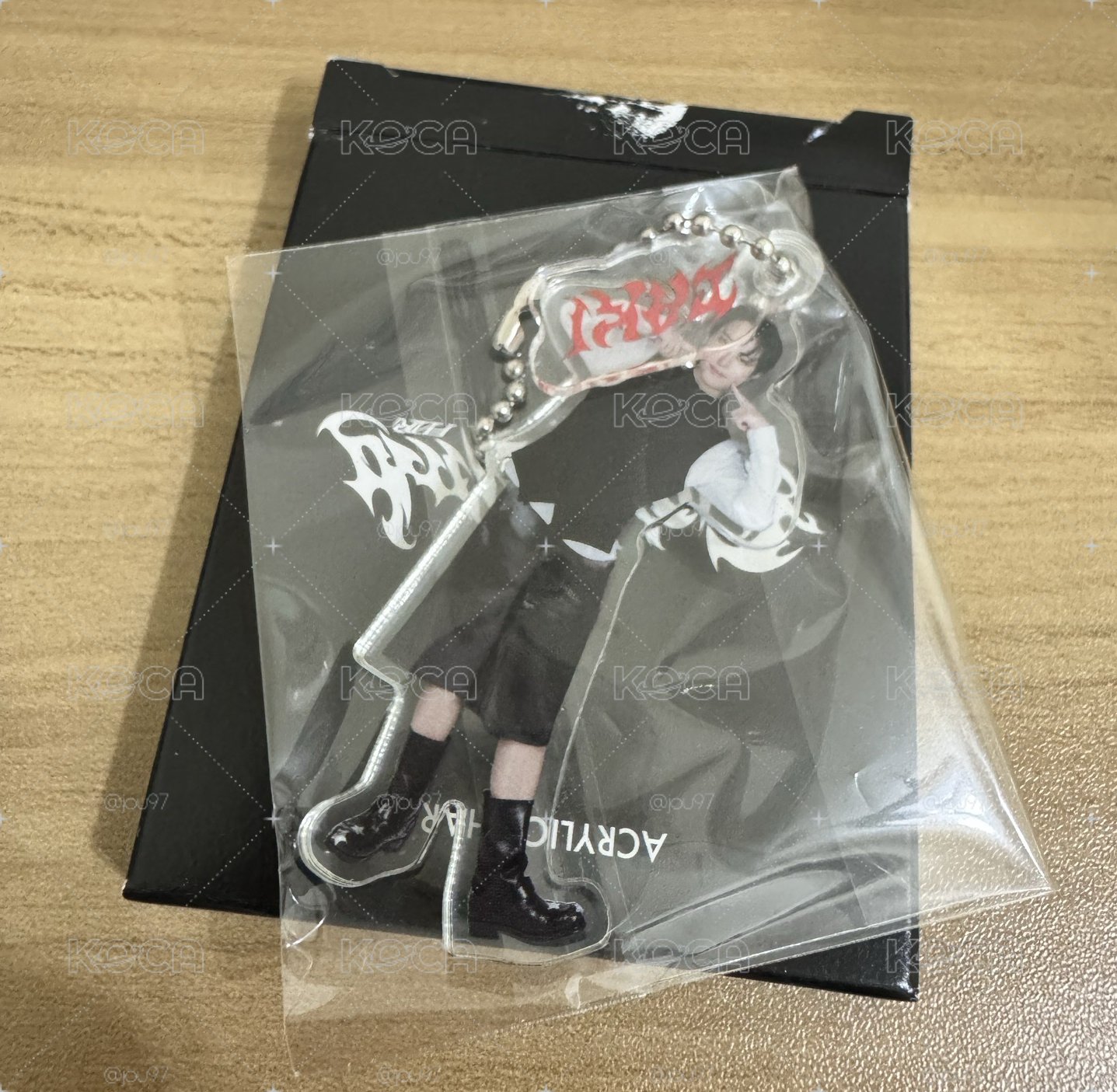 月狼 鑰匙圈吊飾 TAKI 壓克力吊飾
