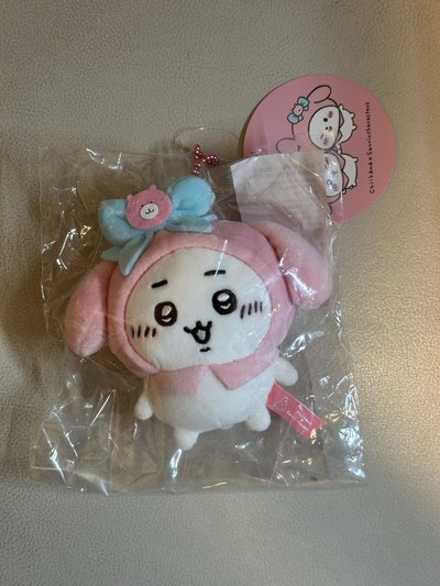 吉伊卡哇x三麗鷗 美樂蒂吉伊 吊娃 