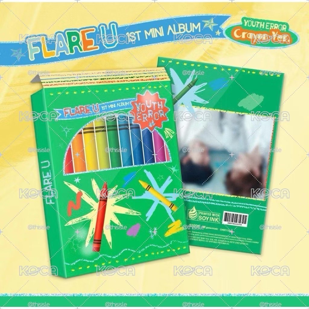 全新未拆 FLARE U 蠟筆專