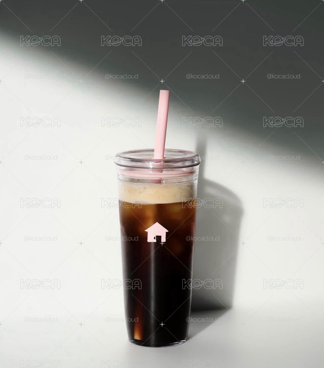 全新，現貨，Haru 粉紅吸管冷水杯