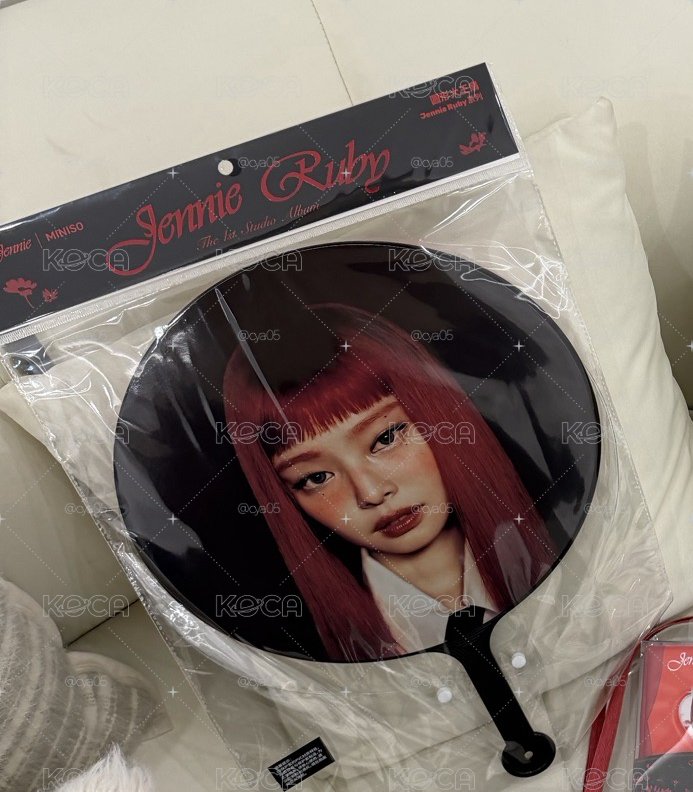 JENNIE x MINISO 圓扇