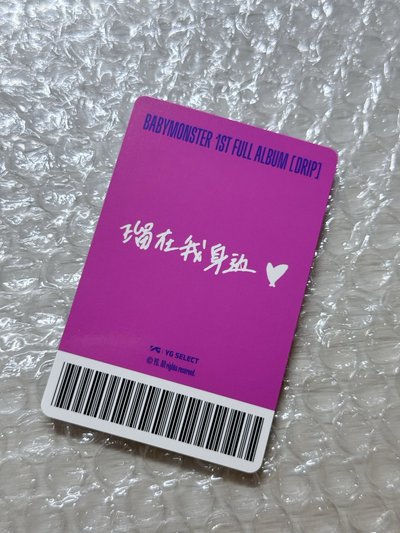 中區露 中文卡背
