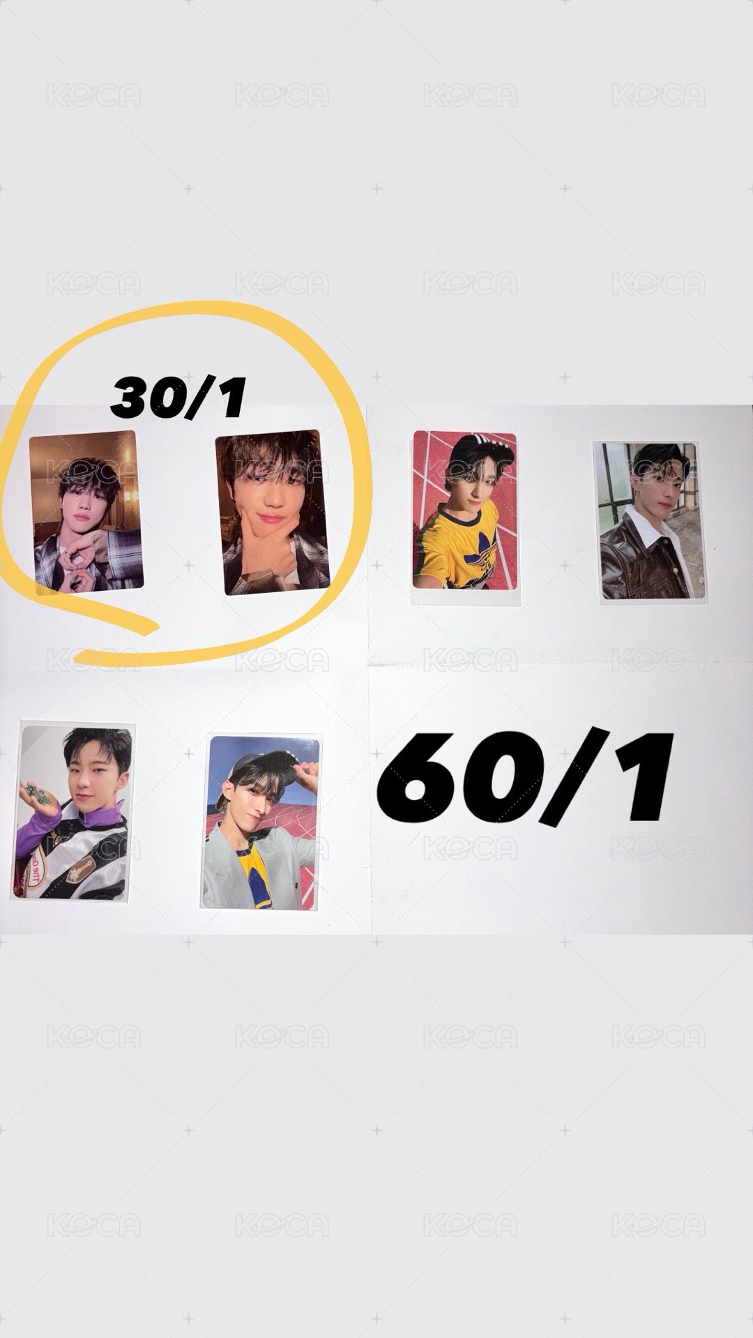 每張60（DK,Hoshi)