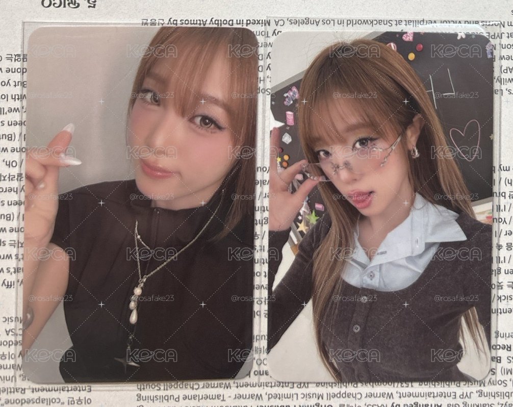 Yena 星光卡set 中文卡背