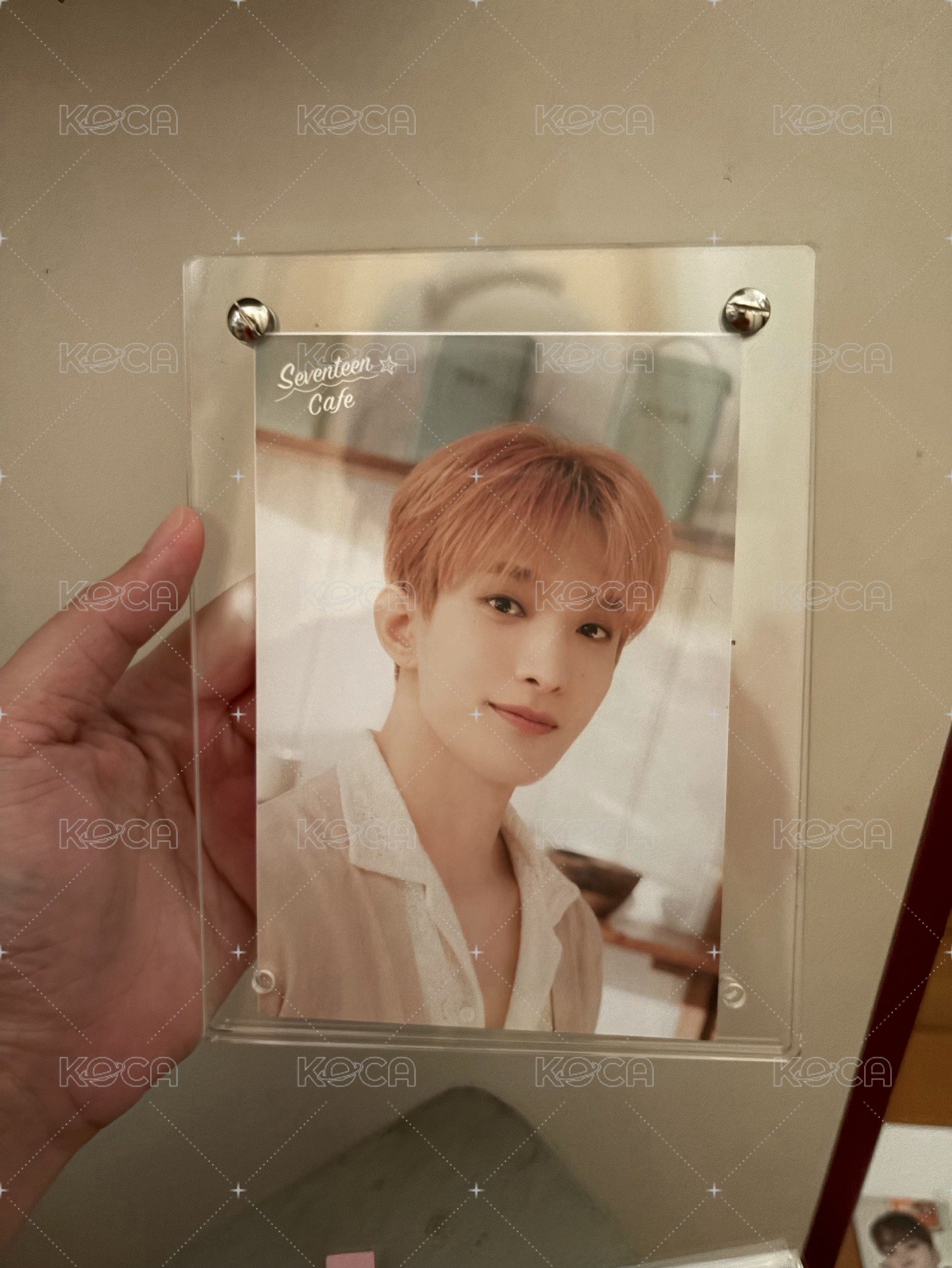 seventeen cafe dk 壓克力明信片立牌