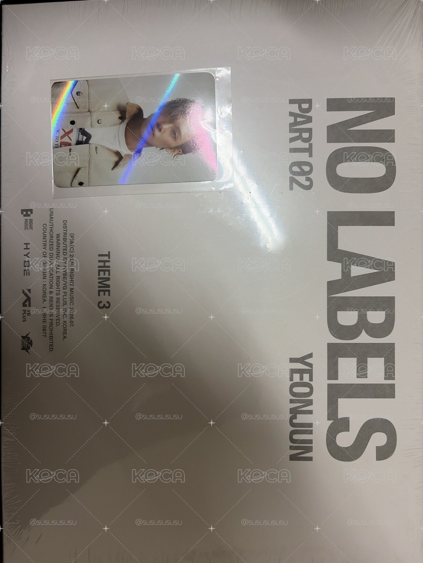 然竣Part 2 ms 特典閃卡三版都有