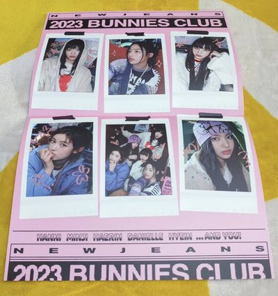 【有含小卡】NewJeans 會員禮 一期 兔頭豪華版 BUNNIES CLUB 2023 (內容物完整無缺件)