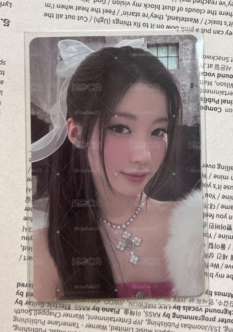 BM 粉衣角 手寫卡背