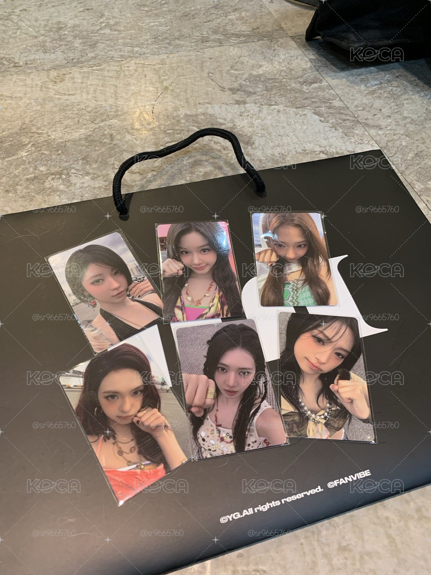 BABYMONSTER CHOOM快閃店滿額卡 一套