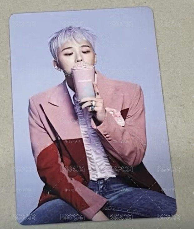 GD x the venti 聯名小卡