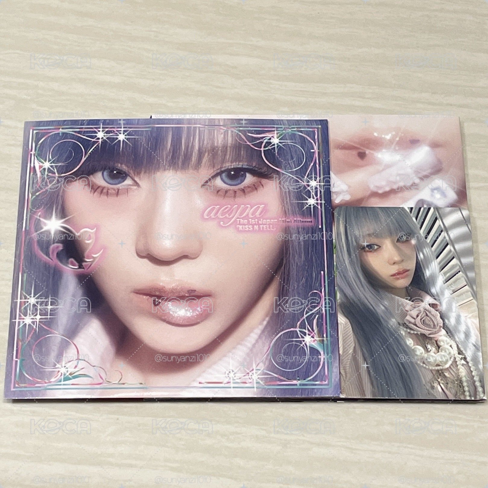 aespa 冬封 冬卡 KISS N TELL Poster Ver 海報版