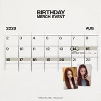 2026 BIRTHDAY MERCH EVENT  Narin