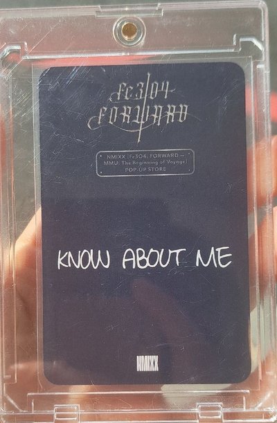  KNOW ABOUT ME 薛