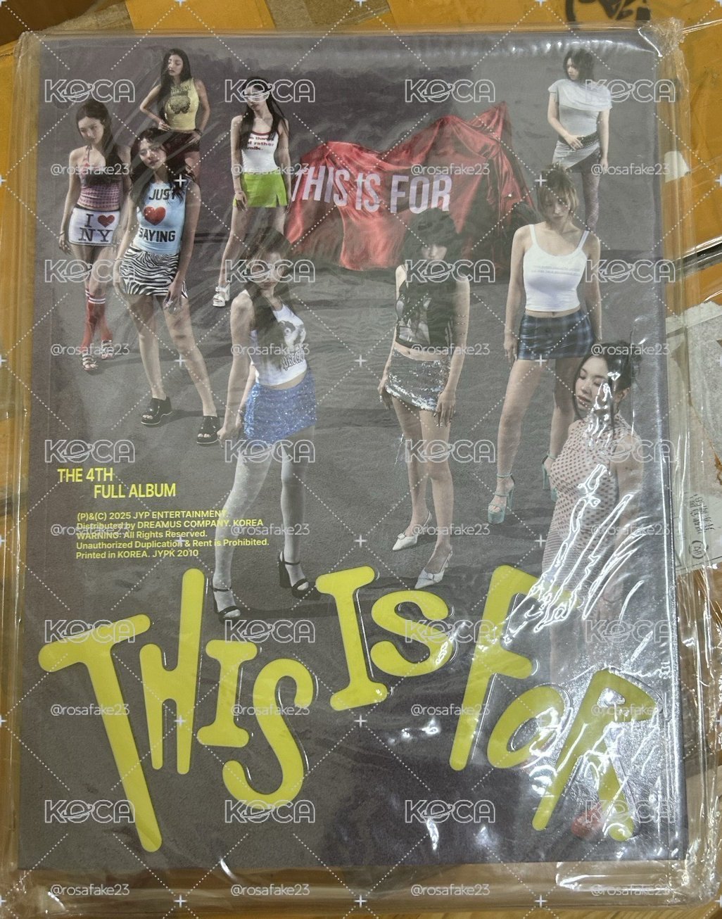 TWICE 黃版未拆