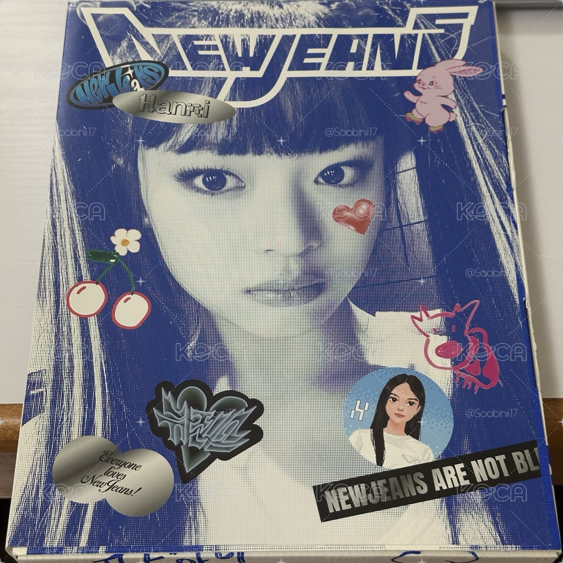 NewJeans Hanni 藍書 專輯 空專