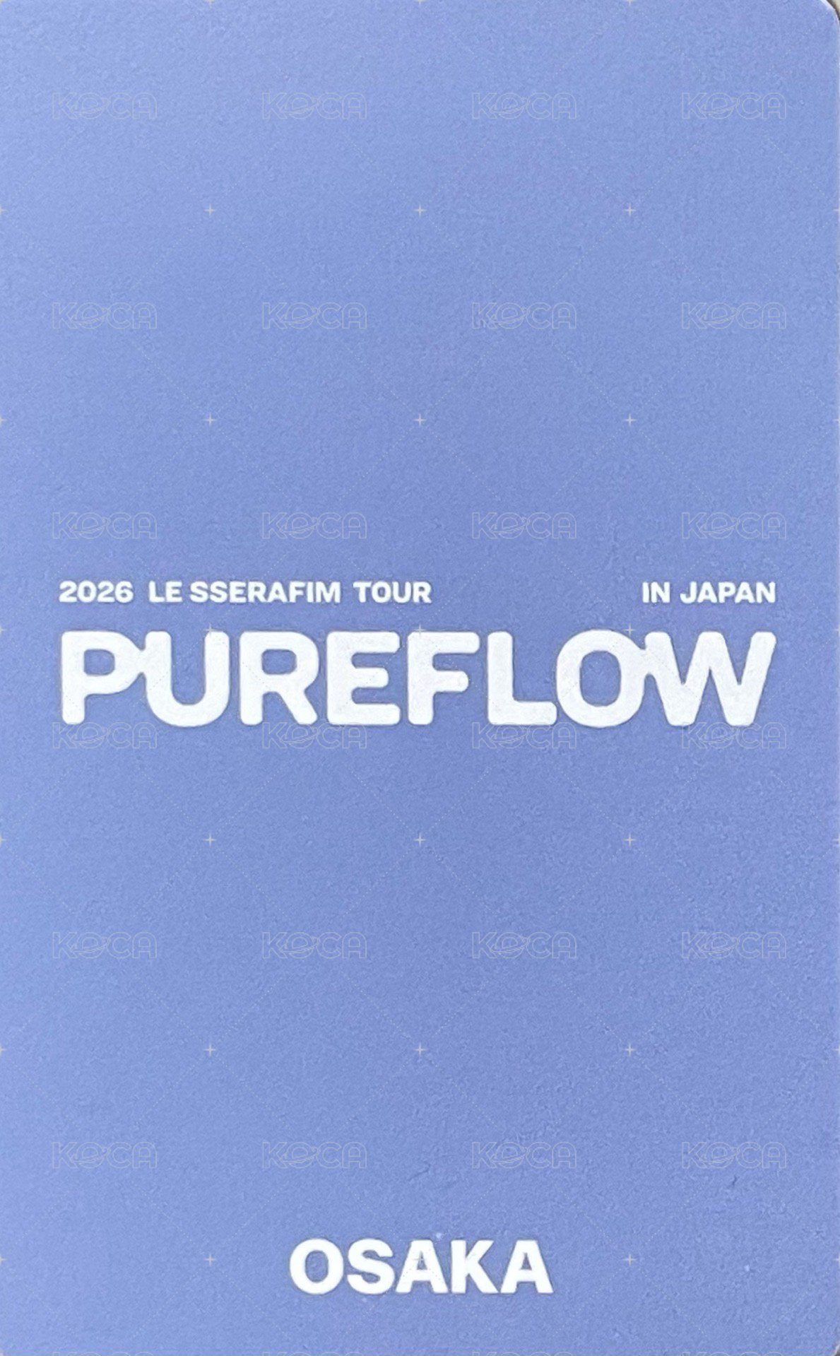 26’巡迴 日咖 大阪場限 入場卡 / 場限卡  背面