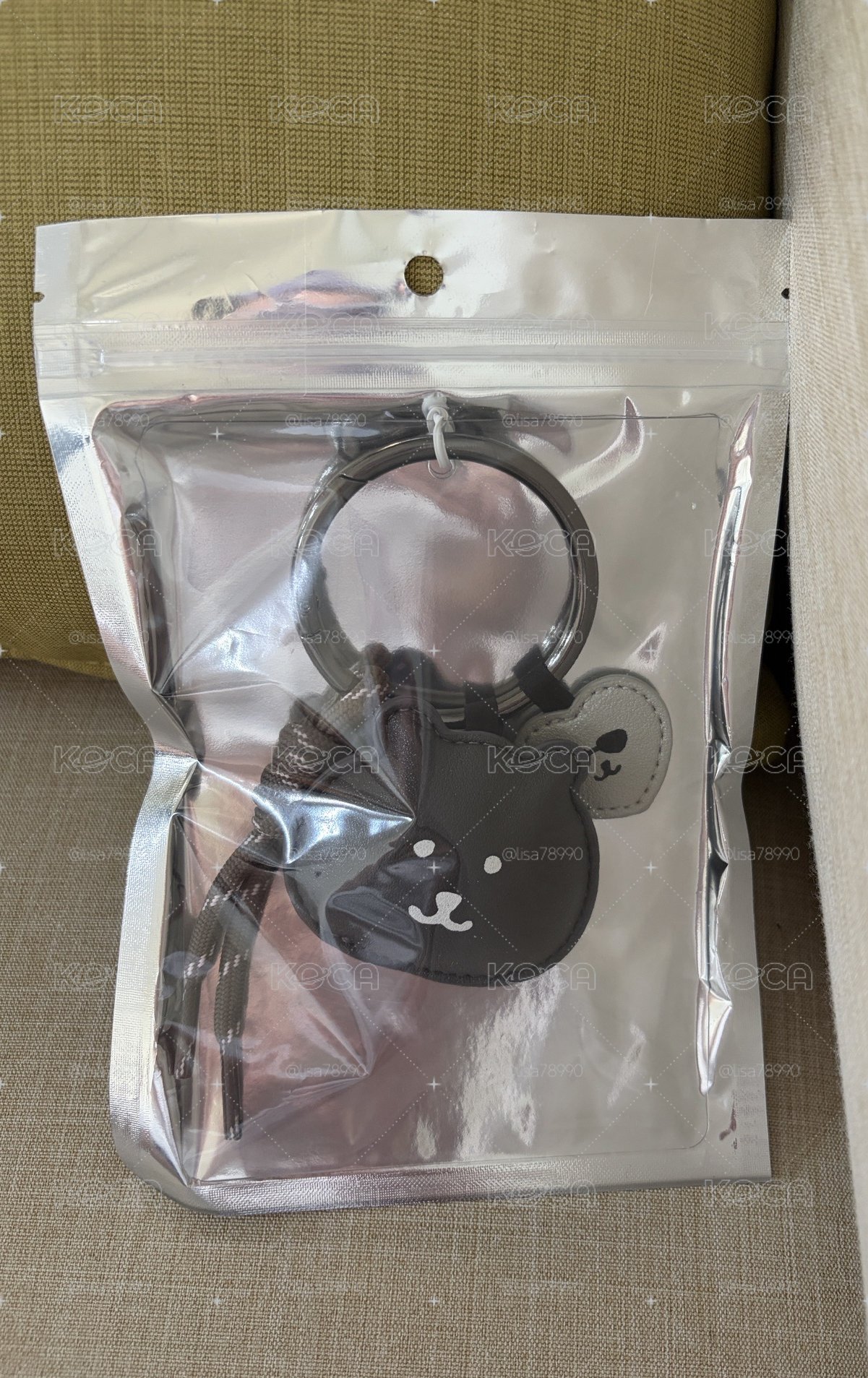 自嘲熊 小臉包包吊飾