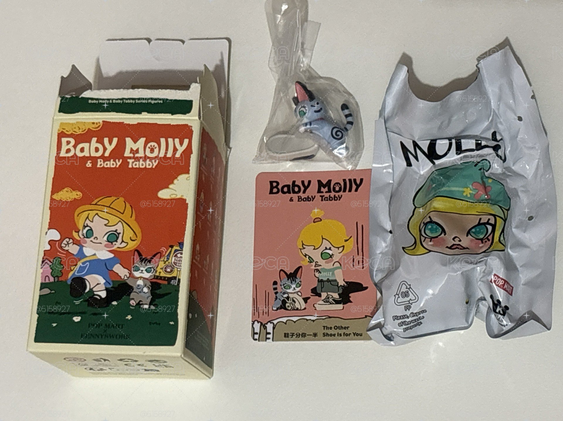 鞋子分你一半 Baby Molly & Baby Tabby  盲盒 