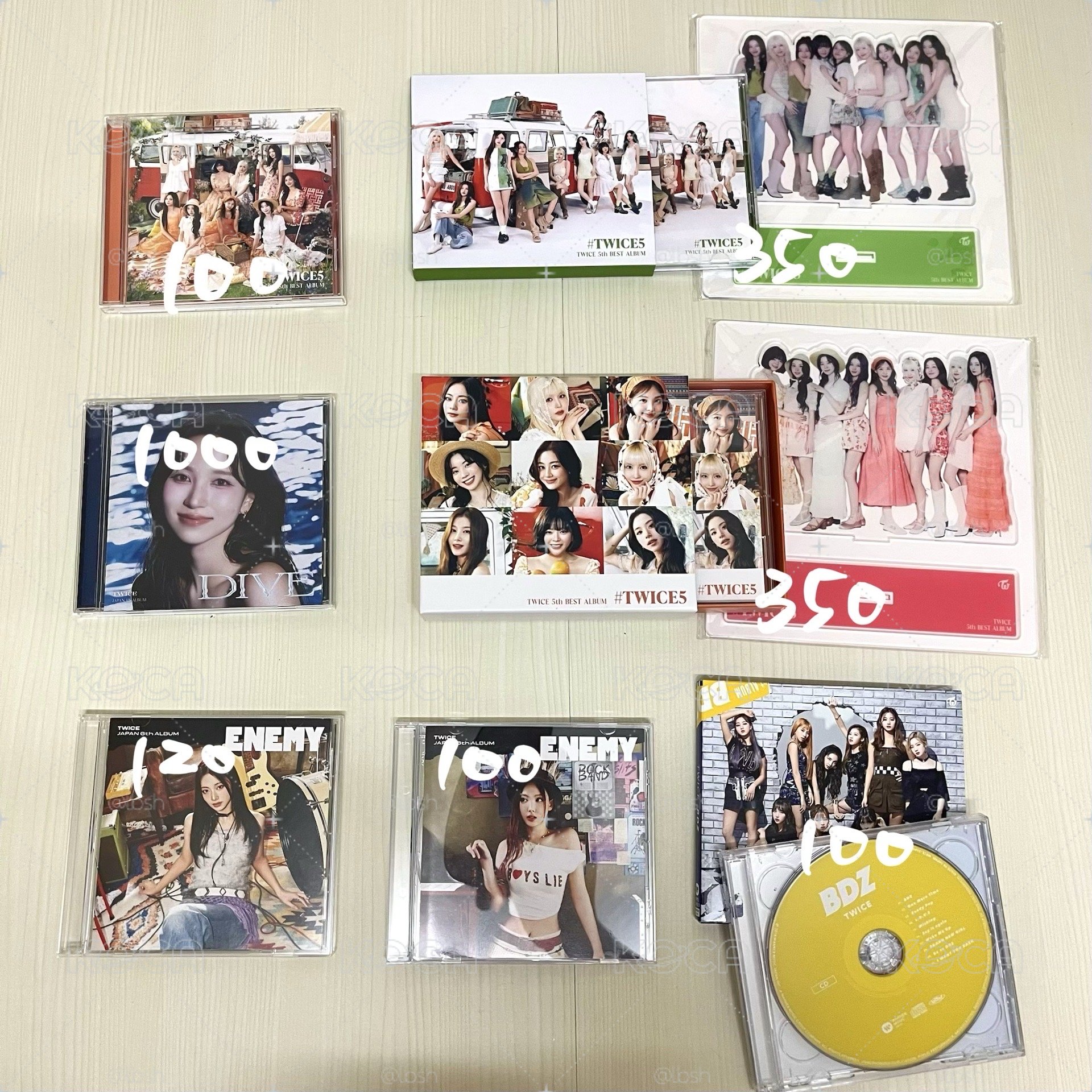 TWICE周邊/空專/lovely娃/扭蛋/小卡/明信片