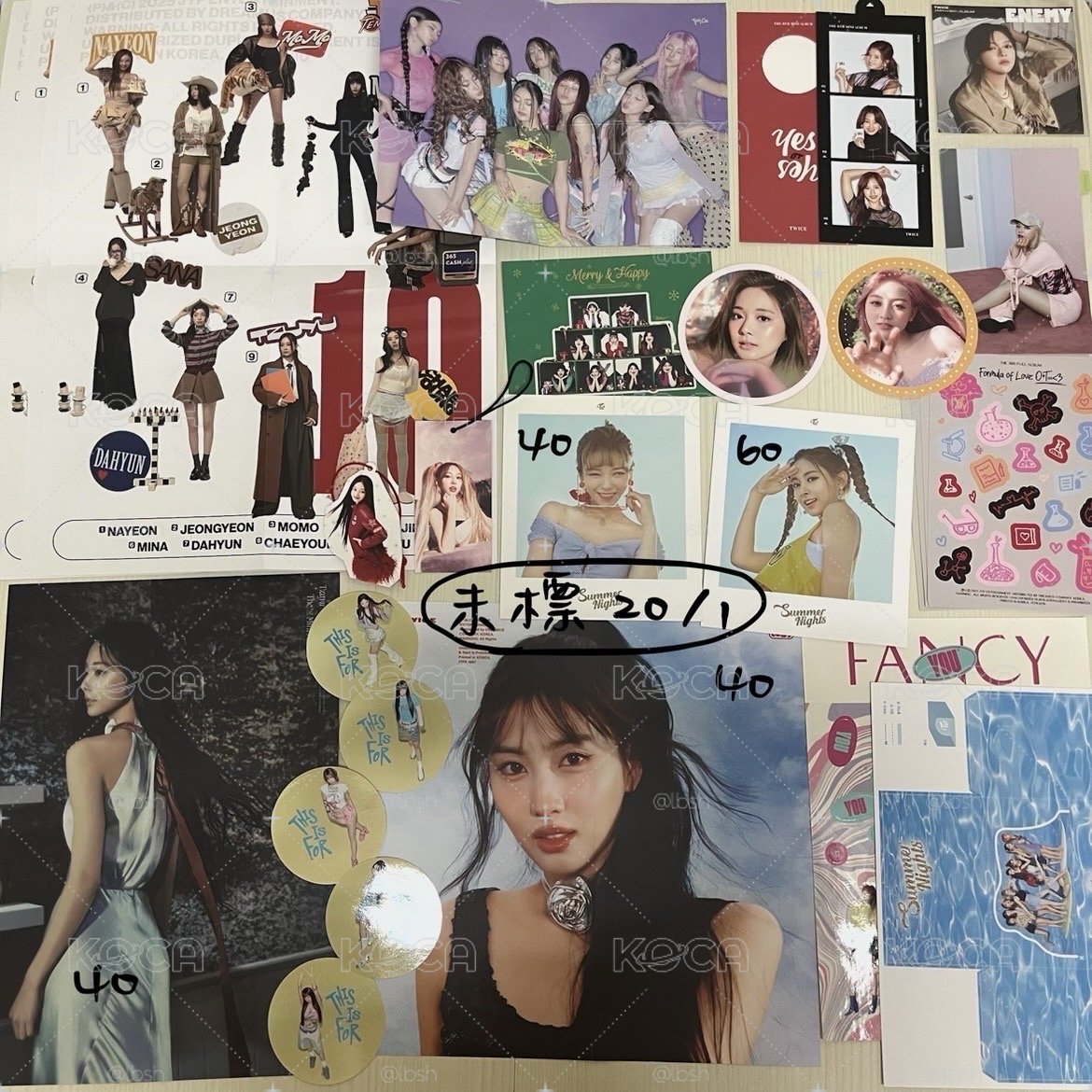 TWICE周邊/空專/lovely娃/扭蛋/小卡/明信片