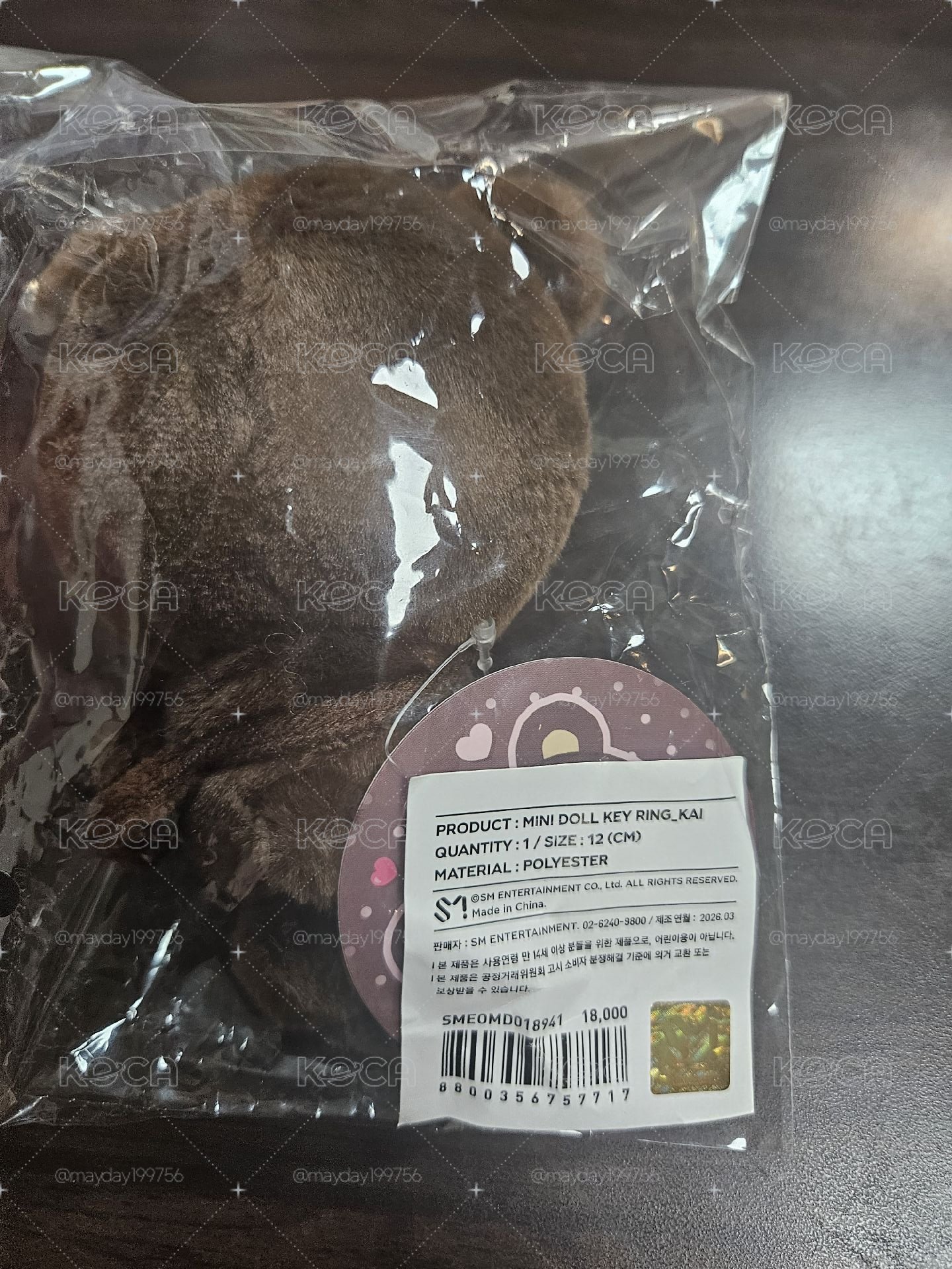  6 巡 金鍾仁 吊飾娃 