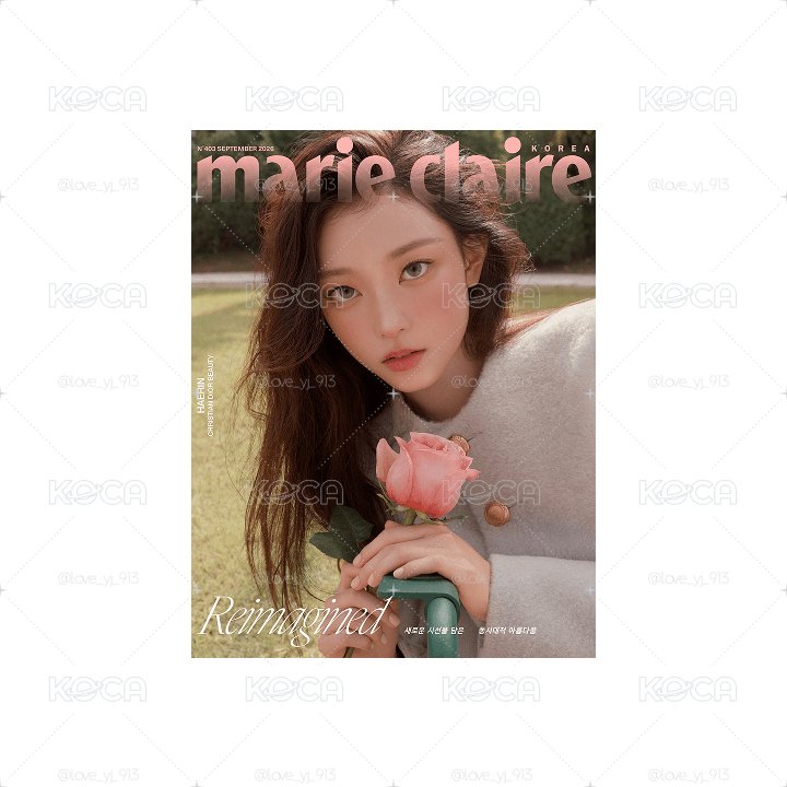 NJZ Haerin x Dior Marie claire 9月號 預購