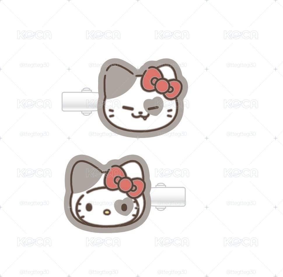🎀ITZYxHellokitty-髮夾