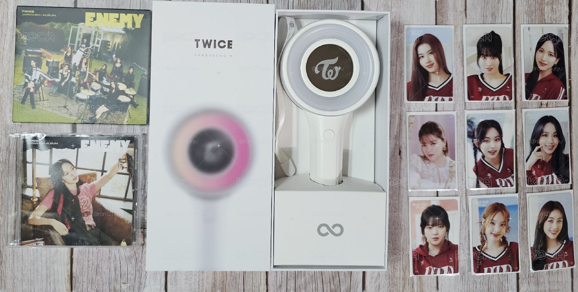 二手 twice 三代手燈 應援棒 日場 一番賞 透卡  ENEMY 空專 合售